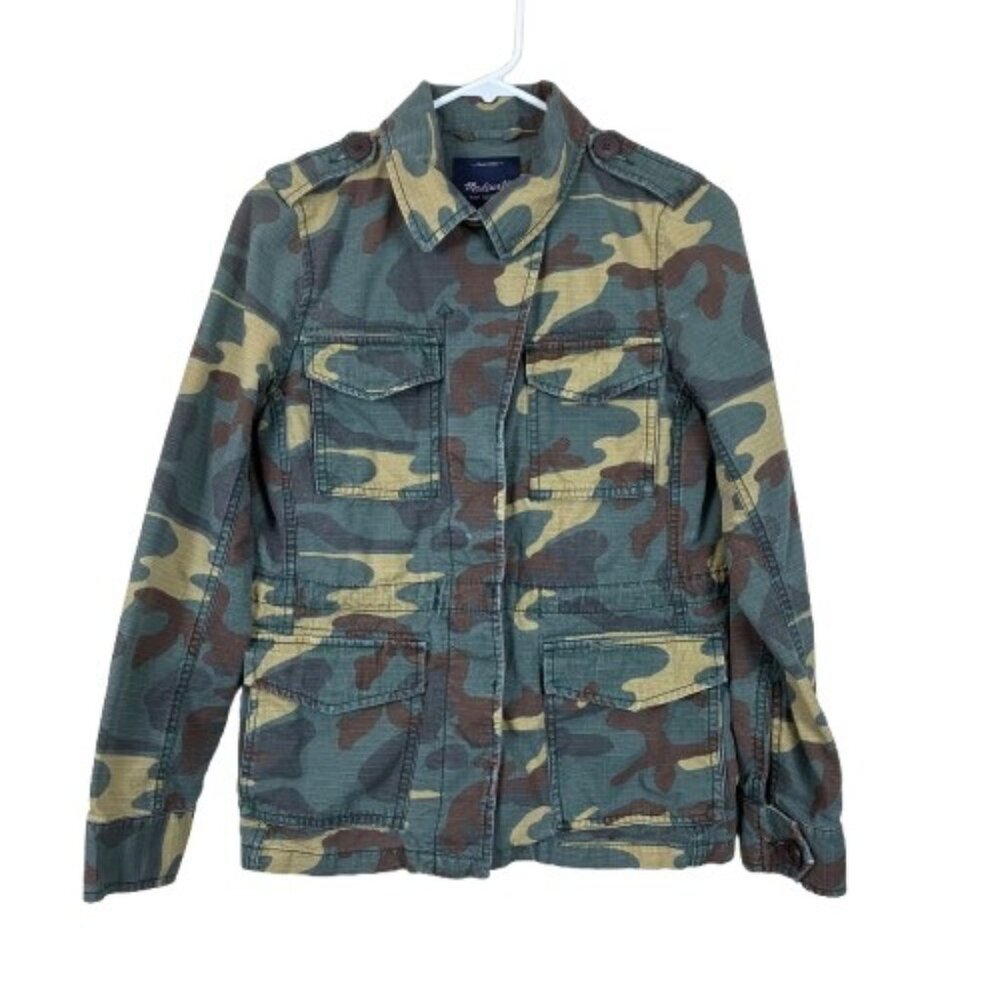 Madewell Camo Military Field Jacket Size Small